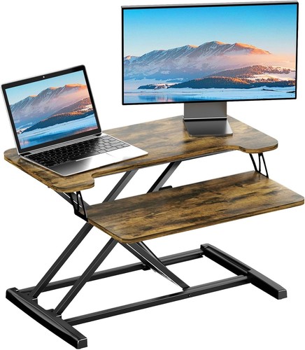 Standing desk converter with - standing,