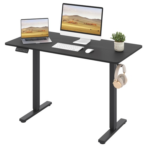 Gymax ergonomic stand desk - stand, up