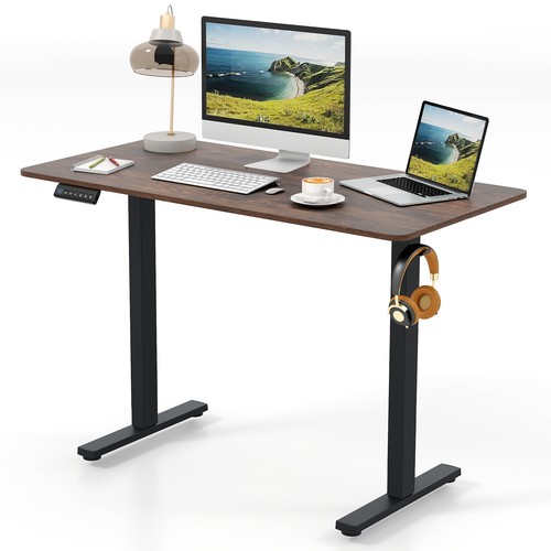 Gymax ergonomic stand - stand, desk