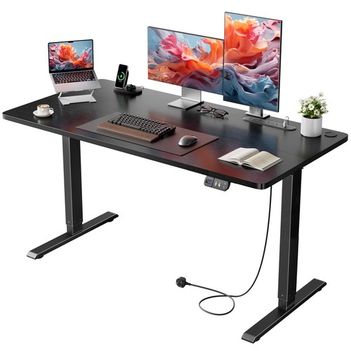 Electric standing desk with - desk,
