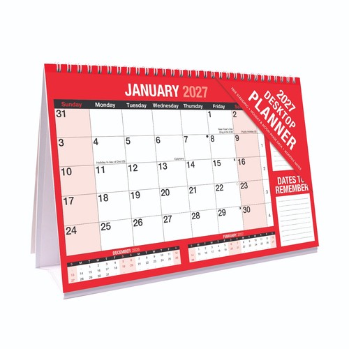 2027 desk top calendar - 2027,