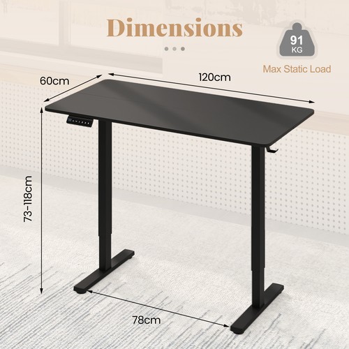 Stand desk 120x60cm - desk,